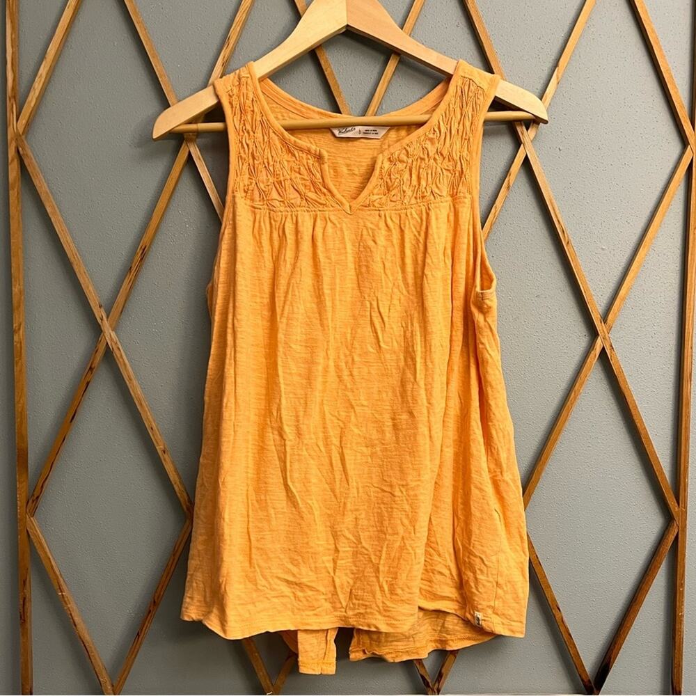 Woolrich Mustard Yellow Sleeveless Tank Top